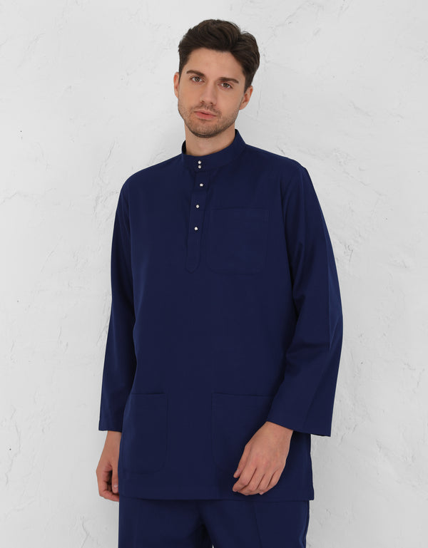 BAJU MELAYU AFWA R/FIT (NAVY BLUE)